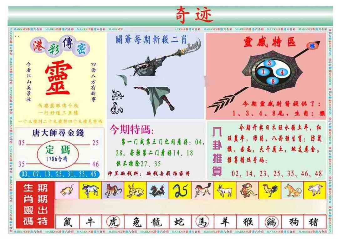 035期马经奇迹B(新图推荐)[图]